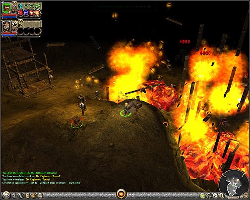 Świetna robota pirotechnika - 3.2.3 The Explosives Tunnel | Rozdział III w Broken World - Dungeon Siege II: Broken World - poradnik do gry