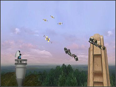 Na tym poziomie po raz pierwszy pilotujesz statek kosmiczny - w tym przypadku jest to X-Wing - Episode IV - Rebel Attack | Story Mode LEGO Star Wars II - LEGO Star Wars II: The Original Trilogy - poradnik do gry