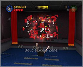 Jako R2 otwórz drzwi do kina nieopodal Dewbacków - Episode IV - Mos Eisley Spaceport | Freeplay Mode - LEGO Star Wars II: The Original Trilogy - poradnik do gry