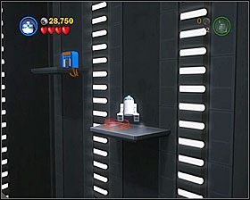 Tuż obok miejsca, w którym zdobyłeś #3, przeleć R2 na drugą stronę otchłani, użyj haka, a następnie przełącz się na małą postać i wejdź do tunelu - Episode IV - Rescue the Princess | Freeplay Mode - LEGO Star Wars II: The Original Trilogy - poradnik do gry