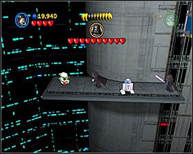 Na początku ostatniej sekcji, widać go jak na dłoni - Episode V - Cloud City Trap | Freeplay Mode - LEGO Star Wars II: The Original Trilogy - poradnik do gry