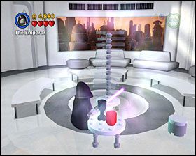 Użyj Mocy na rzeźbie na środku pokoju, w którym walczyłeś z Boba Fettem - Episode V - Betrayal Over Bespin | Freeplay Mode - LEGO Star Wars II: The Original Trilogy - poradnik do gry