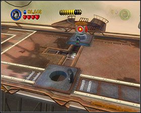 Kiedy strzelisz z działka, zniszcz tylko jeden cel, po czym wróć na środek pokładu i wejdź w otwór po nim - Episode VI - The Great Pit of Carkoon | Freeplay Mode - LEGO Star Wars II: The Original Trilogy - poradnik do gry