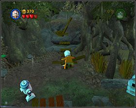 Z rozrzuconych klocków ułóż przycisk i naciśnij go - Episode V - Dagobah | Story Mode LEGO Star Wars II - LEGO Star Wars II: The Original Trilogy - poradnik do gry