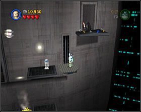 Podążaj za Vaderem, używając Mocy na klockach, by stworzyć wentylator - Episode V - Cloud City Trap | Story Mode LEGO Star Wars II - LEGO Star Wars II: The Original Trilogy - poradnik do gry