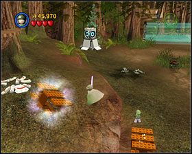 Po zestrzeleniu czterech przeciwników przyjdzie ci znowu walczyć z AT-ST - Episode VI - Speeder Showdown | Story Mode LEGO Star Wars II - LEGO Star Wars II: The Original Trilogy - poradnik do gry