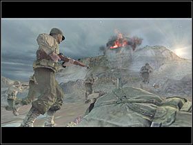 [8] - Company of Heroes Kompania Braci: Misja 1 - Plaża Omaha (2) - solucja - Company of Heroes: Kompania Braci - poradnik do gry