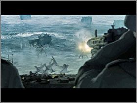 [2] - Company of Heroes Kompania Braci: Misja 1 - Plaża Omaha (1) - solucja - Company of Heroes: Kompania Braci - poradnik do gry