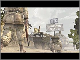 [1] - Company of Heroes Kompania Braci: Misja 4 - Kontratak na Carentan (1) - solucja - Company of Heroes: Kompania Braci - poradnik do gry