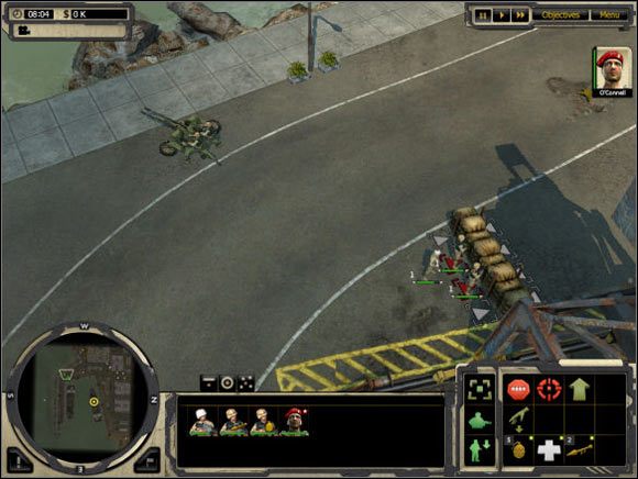 Kawałek dalej (3) jest takie sam karabin maszynowy, jak zdobyty przed chwilą przez Ciebie - Poradnik do gry - Operation Swift Phoenix - Joint Task Force - poradnik do gry