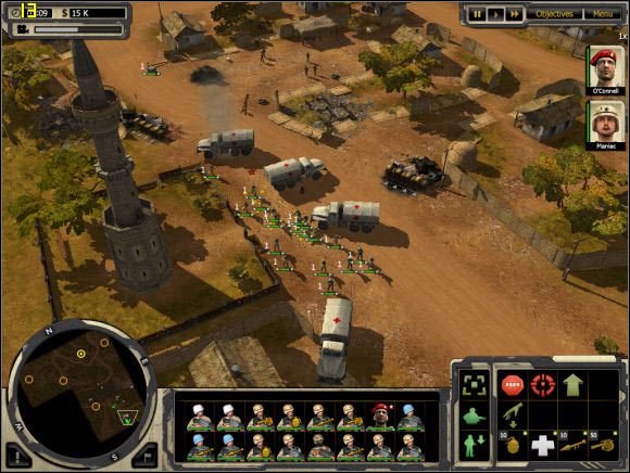 Zrekrutuj dodatkowych żołnierzy, zbierz pojazdy z pomocą humanitarną i ruszaj do pierwszej wioski czekającej na konwój (3) - Operation Distant Sweep | Joint Task Force - Joint Task Force - poradnik do gry