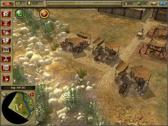 Stone Camp w trzech egzemplarzach. To zapewni pomyślność we wszystkich misjach w Lavinium. - Misja 1. Lavinium | Kampania cywilna | CivCity Rome - CivCity: Rome - poradnik do gry