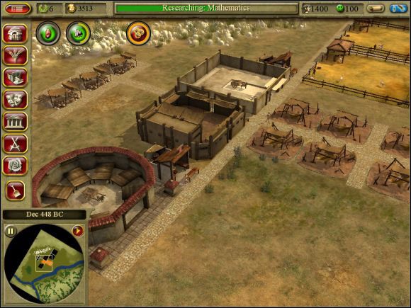 Proponowany układ zabudowania Lavinium. - Misja 2. Lavinium | Kampania cywilna | CivCity Rome - CivCity: Rome - poradnik do gry