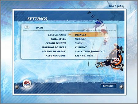 Period Length - odpowiada za długość jednej tercji - Dynasty Mode, Basic Settings | Game Mods w NHL 07 - NHL 07 - poradnik do gry