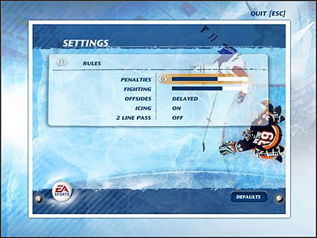 Icing - niedozwolone uwolnienie - Dynasty Mode, Rules | Game Mods w NHL 07 - NHL 07 - poradnik do gry