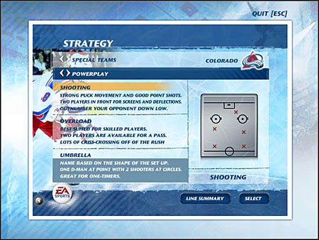 Każda taktyka podczas gry w przewadze jest równie dobra - Dynasty Mode, Strategy - Special Teams | Game Mods w NHL 07 - NHL 07 - poradnik do gry