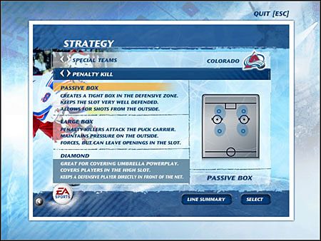 Druga opcja jest przeznaczona wyłącznie dla weteranów - Dynasty Mode, Strategy - Special Teams | Game Mods w NHL 07 - NHL 07 - poradnik do gry