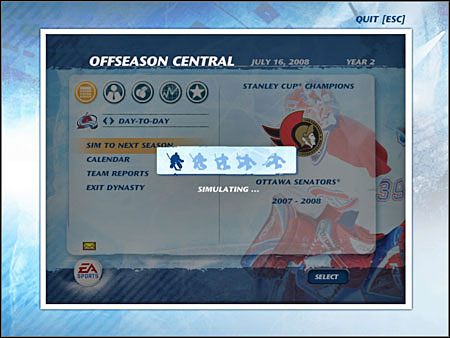 I to by było na tyle - Dynasty Mode, Po sezonie | Game Mods w NHL 07 - NHL 07 - poradnik do gry