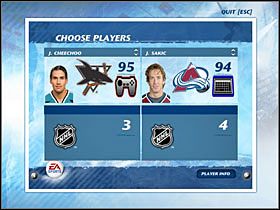 Ostatnią opcją jest Shoot out Mini-Game, czyli konkurs rzutów karnych - Season, Exhibition, Tournament... | Game Mods w NHL 07 - NHL 07 - poradnik do gry