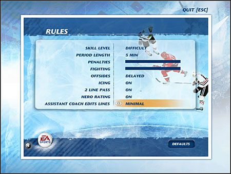 1 - Rules | Jak grać w NHL 07 - NHL 07 - poradnik do gry