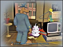 Wiadomo było, że to badanie ma na celu wykazanie faktu, że Sam podświadomie pragnie wziąć ślub z własną matką - Część IV - Psychoanaliza na zamówienie | Sam & Max Season 1 - Culture Shock - Sam & Max: Season 1 - Culture Shock - poradnik do gry