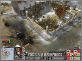 Zlikwiduj żołnierzy przed sobą (w kierunku umocnień) uważając jednocześnie na żołnierzy znajdujących się w kościele (po swojej lewej stronie) - Misja 2 | Kampania niemiecka | Faces of War Oblicza Wojny - Faces of War: Oblicza Wojny - poradnik do gry