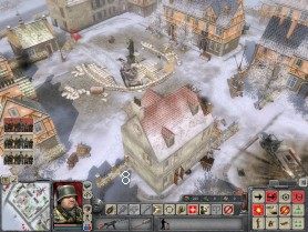 Możesz bądź przeczekać, bądź pomóc kompanom SI w oczyszczeniu skweru (10) - Misja 3 | Kampania niemiecka | Faces of War Oblicza Wojny - Faces of War: Oblicza Wojny - poradnik do gry