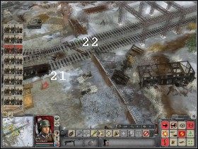 Najlepiej jest poświęcić kilku żołnierzy w parku maszynowym (można ich umieścić np - Misja 7 | Kampania niemiecka | Faces of War Oblicza Wojny - Faces of War: Oblicza Wojny - poradnik do gry