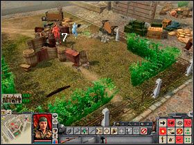 Użyj snajpera (8,10) do zlikwidowania obsady dział (9,11) - Misja 7 | Kampania sowiecka | Faces of War Oblicza Wojny - Faces of War: Oblicza Wojny - poradnik do gry