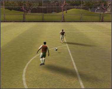 Ważna jest również kombinacja podanie i bieg - Podania | Poruszanie się po boisku FIFA 07 - FIFA 07 - poradnik do gry