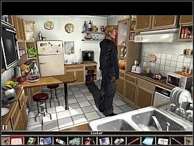 Tu nasz bohater kieruje swe kroki do kuchni - 4. Dom Martina | Akt 2 | Martin Mystere Operation Dorian Gray - Martin Mystere: Operation Dorian Gray - poradnik do gry