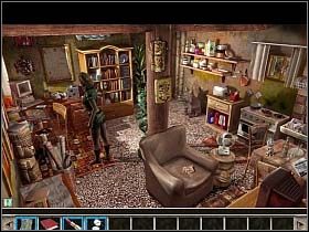 W mieszkaniu Ubena nie sposób nie zwrócić uwagi na lemura - 2. Plaza Da Nat | Akt 6 | Martin Mystere Operation Dorian Gray - Martin Mystere: Operation Dorian Gray - poradnik do gry