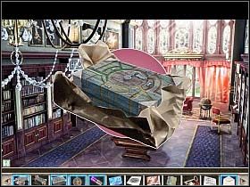 Po wejściu do domu mężczyzna kieruje się w głąb holu, a stamtąd do biblioteki - 2. Willa profesora | Akt 7 | Martin Mystere Operation Dorian Gray - Martin Mystere: Operation Dorian Gray - poradnik do gry