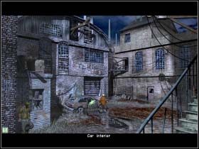 Alfie wychodzi i natychmiast zostaje zauważony przez swego koleżkę, niejakiego Terryego, sierżanta zresztą - 2. Na ulicy | Akt 8 | Martin Mystere Operation Dorian Gray - Martin Mystere: Operation Dorian Gray - poradnik do gry