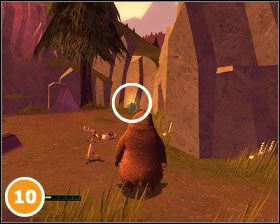 Gdy dojdziemy do mostu, nie skręcamy w lewo aby na niego wejść, ale udajemy się na wprost - [Misje] Droga pod górę | Sezon na Misia - Sezon na Misia - poradnik do gry