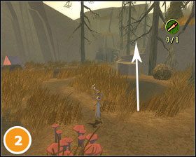 Jedyna znajdująca się tutaj odznaka, ukryta jest na półce skalnej, do której można się dostać, poprzez wskakiwanie na coraz to wyżej położone występy skalne ułożone wzdłuż prawego zbocza zwiedzanego kanionu (patrz screeny #2 i #3 ) - [Misje] Prawie jak kaczka | Sezon na Misia - Sezon na Misia - poradnik do gry