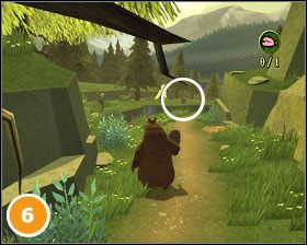 Gdy dojdziemy do wioski #7 , straszymy pilnującego teren myśliwego i wyruszamy na poszukiwania sztucznej szczęki - [Misje] Tama bobra | Sezon na Misia - Sezon na Misia - poradnik do gry