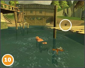 Strasząc napotkanych myśliwych udajemy się do bobra siedzącego na wychodku #11 - [Misje] Tama bobra | Sezon na Misia - Sezon na Misia - poradnik do gry