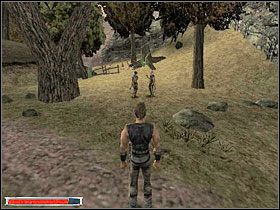 Idź dalej, po drodze zabierz orkowe ziele oraz serafin (obrazek z lewej) - Witamy w Koloni (3) | Rozdział 1 | Gothic - Gothic - poradnik do gry