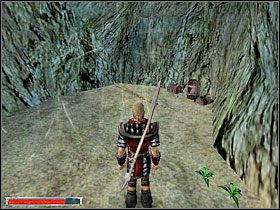 Idąc dalej skręć w lewo i zaraz w prawo pod górę - Starożytna magia (4) | Rozdział 3 | Gothic - Gothic - poradnik do gry