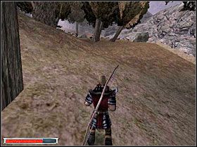 Teraz wychodzisz na środek placu i rozmawiasz z Gornem - Starożytna magia (5) | Rozdział 3 | Gothic - Gothic - poradnik do gry