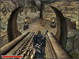 Po wszystkim udajesz się w okolice wioski orków - Strażnicy portalu (1) | Rozdział 5 | Gothic - Gothic - poradnik do gry