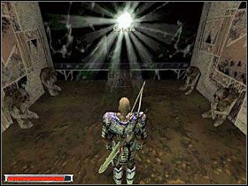 Za bramą czeka już na ciebie Xardas z wieściami - Leże Śniącego (1) | Rozdział 6 | Gothic - Gothic - poradnik do gry