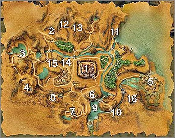 1 - Mapa Główna Koloni Więziennej | Mapy | Gothic - Gothic - poradnik do gry