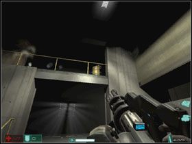 Trafimy do holu, po czym należy przejść przez drzwi #1 - Pomarańczowa linia (2) | Interwał 03 | FEAR Extraction Point - F.E.A.R.: Extraction Point - poradnik do gry