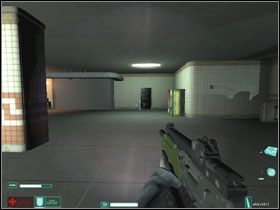 Przechodzimy przez drzwi i lądujemy na peronie #1 - Lewiatan (1) | Interwał 04 | FEAR Extraction Point - F.E.A.R.: Extraction Point - poradnik do gry