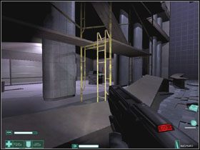 Po wyjściu z pokoju ujrzymy rusztowania #1 - Lewiatan (2) | Interwał 04 | FEAR Extraction Point - F.E.A.R.: Extraction Point - poradnik do gry