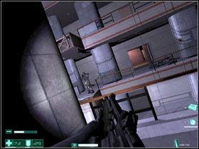 Po schodach w górę i znajdziemy się w #1 - Lewiatan (2) | Interwał 04 | FEAR Extraction Point - F.E.A.R.: Extraction Point - poradnik do gry