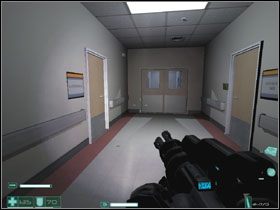 Jedyną możliwą drogą podążamy wzdłuż korytarza - Złośliwość (2) | Interwał 05 i 06 (Epilog) | FEAR Extraction Point - F.E.A.R.: Extraction Point - poradnik do gry