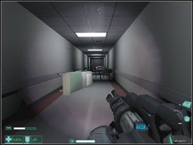 Wychodzimy z pokoju i podążamy korytarzem na lewo - Złośliwość (2) | Interwał 05 i 06 (Epilog) | FEAR Extraction Point - F.E.A.R.: Extraction Point - poradnik do gry